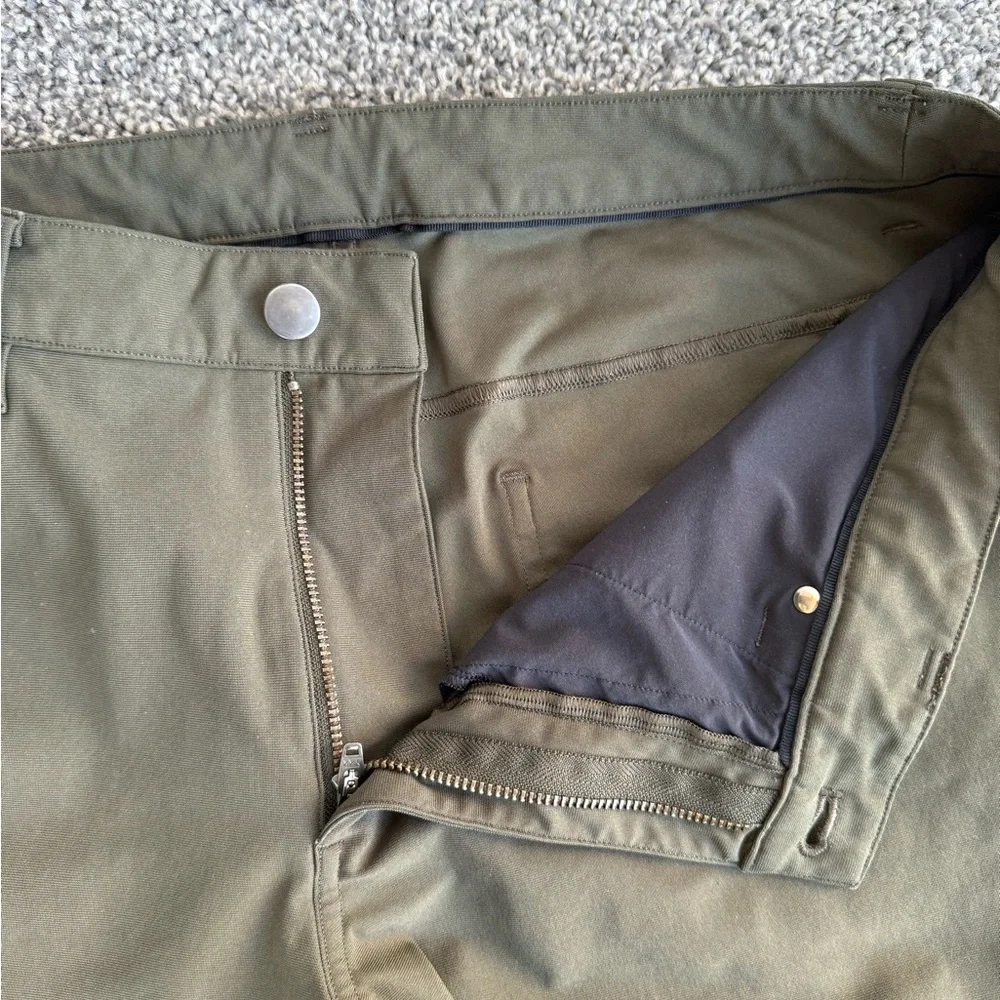 Men’s ABC Slim-Fit 5 Pocket Pant Warpstreme (Gator Green) - Picture 3 of 6